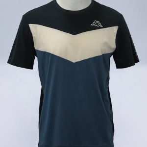 T-shirt Azul e branca Kappa